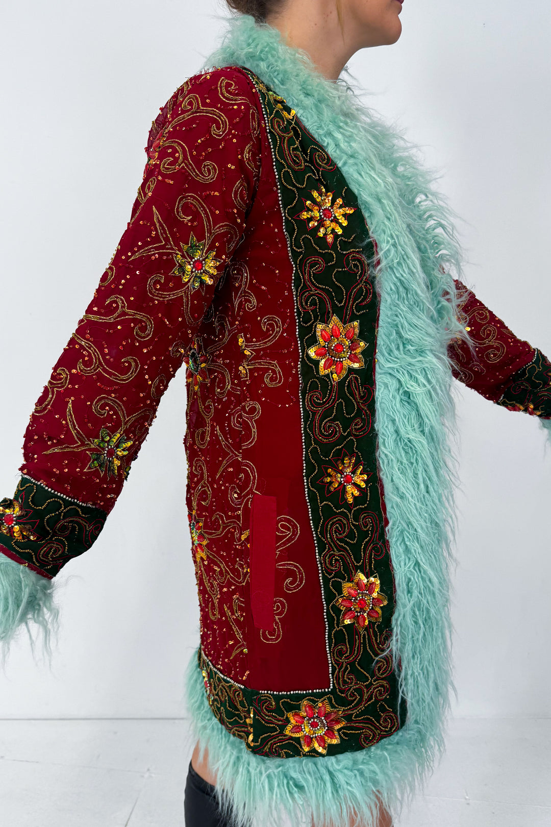 Sari Coat M Mistletoe