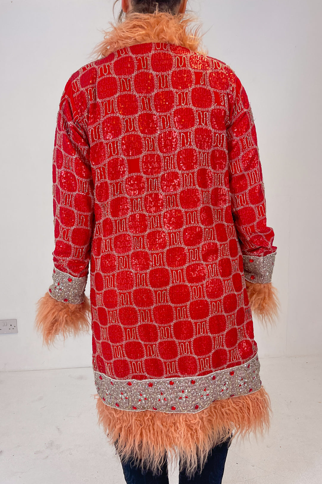 Sari Coat L Ruby