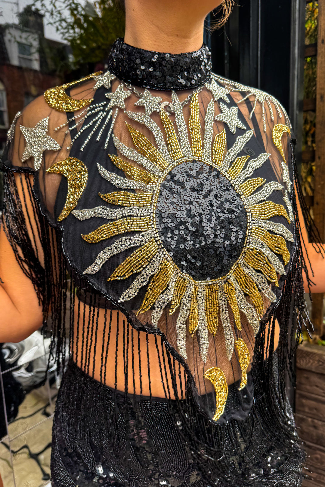 Phase Beaded Capelet