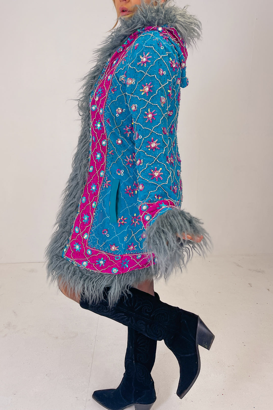 Sari Coat L Hooded Oceana