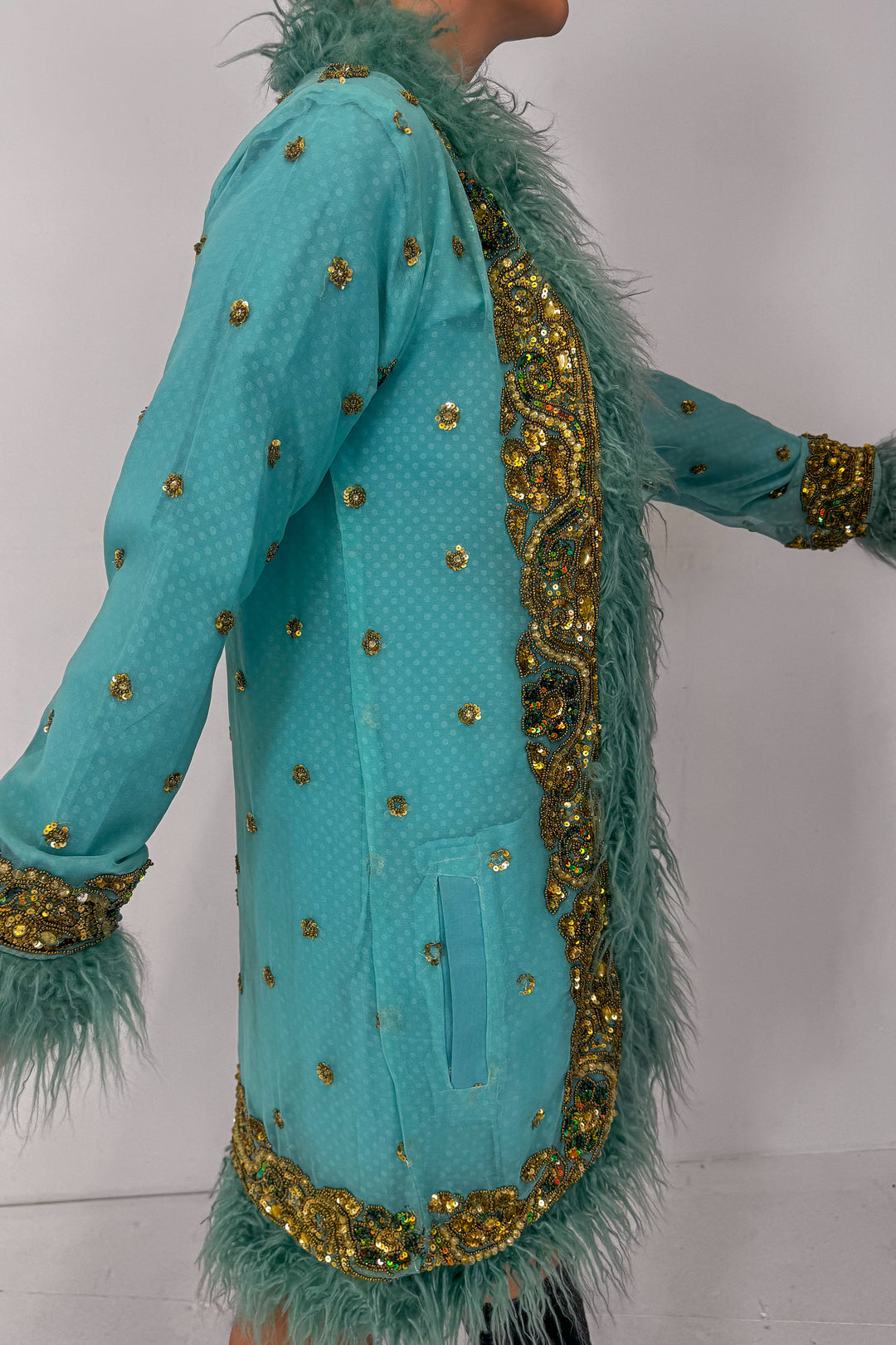 Sari Coat M Tropical