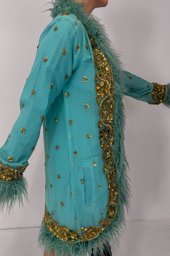Sari Coat M Tropical
