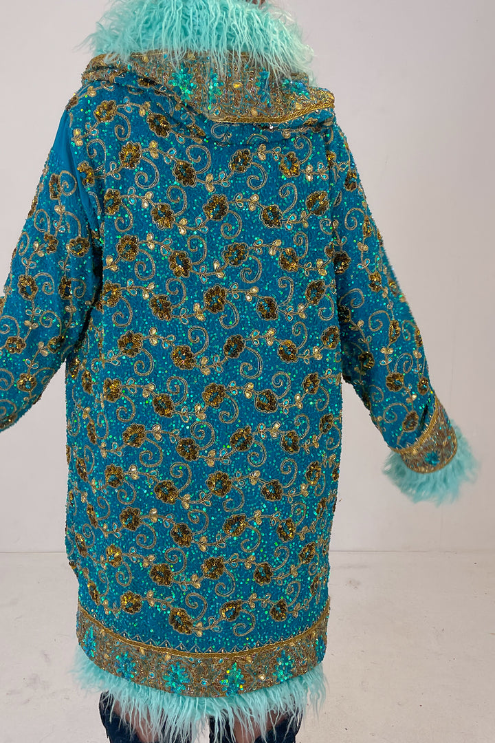 Sari Coat L Hooded Roxanne