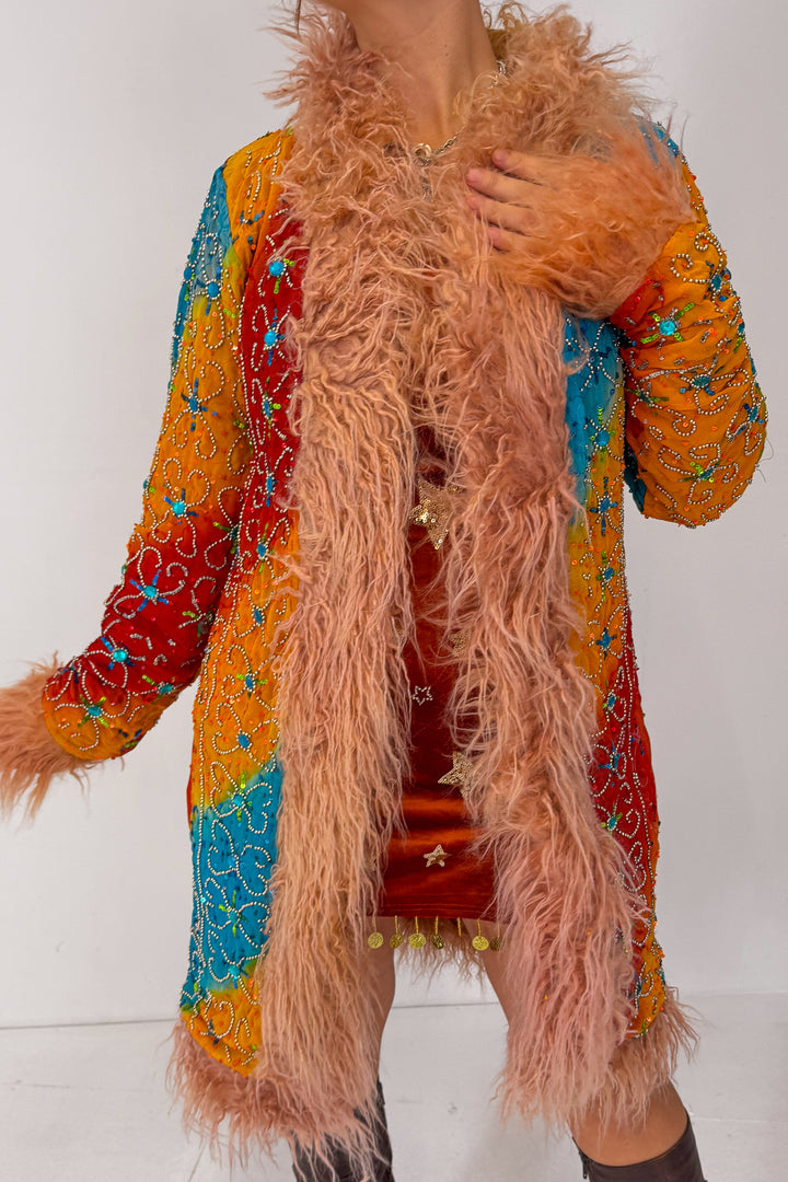 Sari Coat M Wisteria