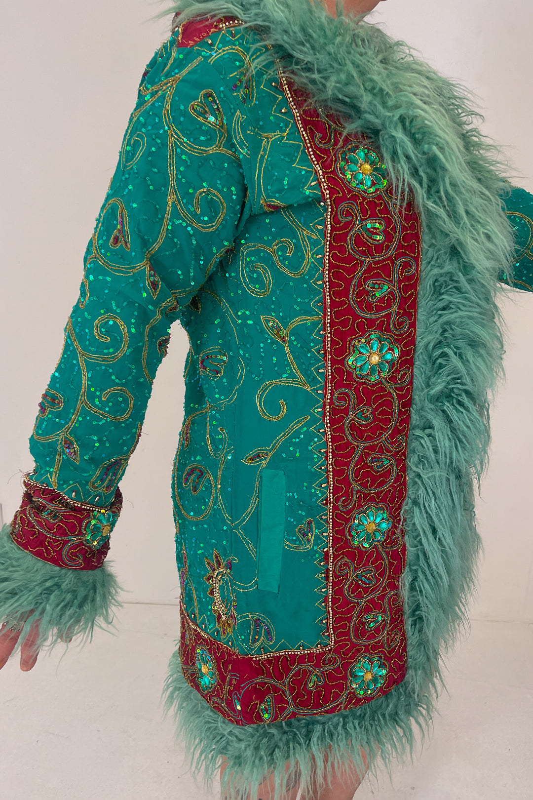 Sari Coat XL Hooded viola