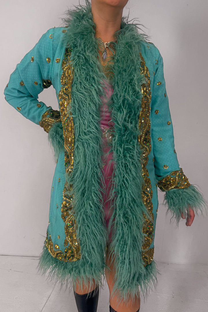 Sari Coat M Tropical