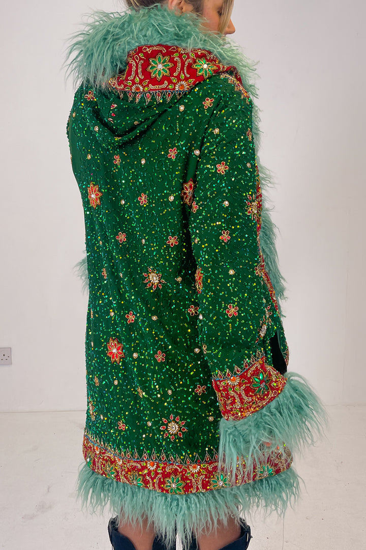 Sari Coat L Hooded Stacey