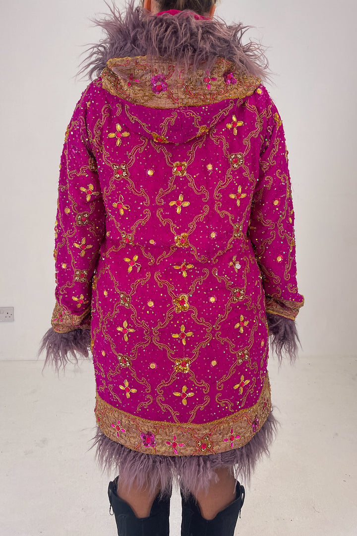 Sari Coat L Hooded Mandy