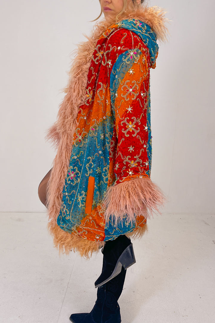 Sari Coat L Hooded Bella