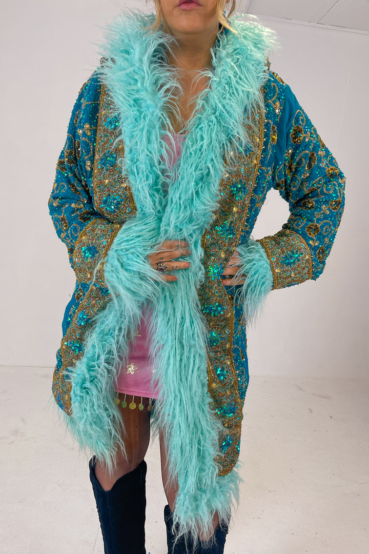 Sari Coat L Hooded Roxanne
