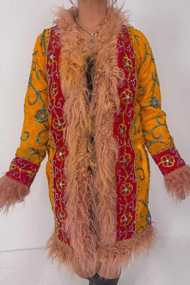 Sari Coat M Sunflower