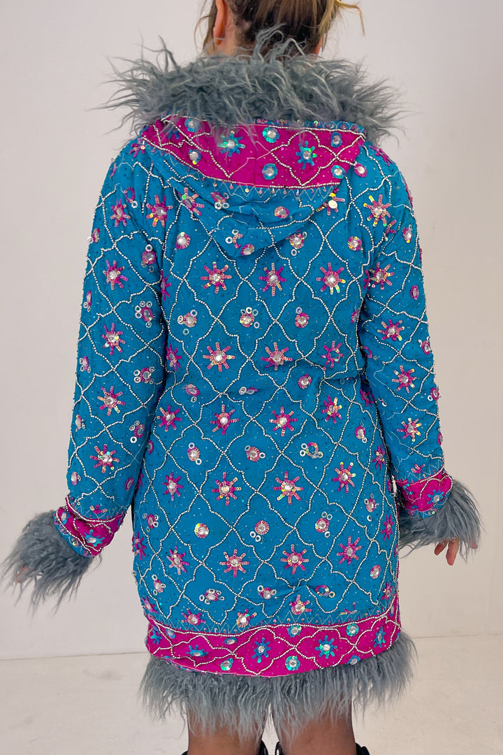 Sari Coat L Hooded Oceana