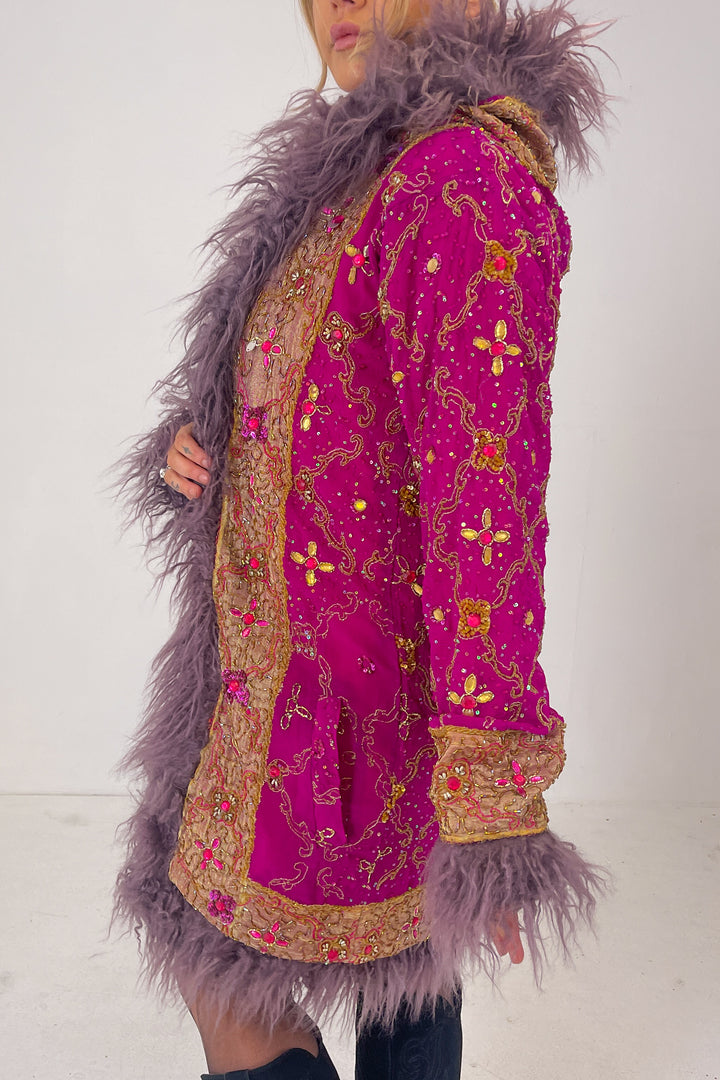 Sari Coat L Hooded Mandy