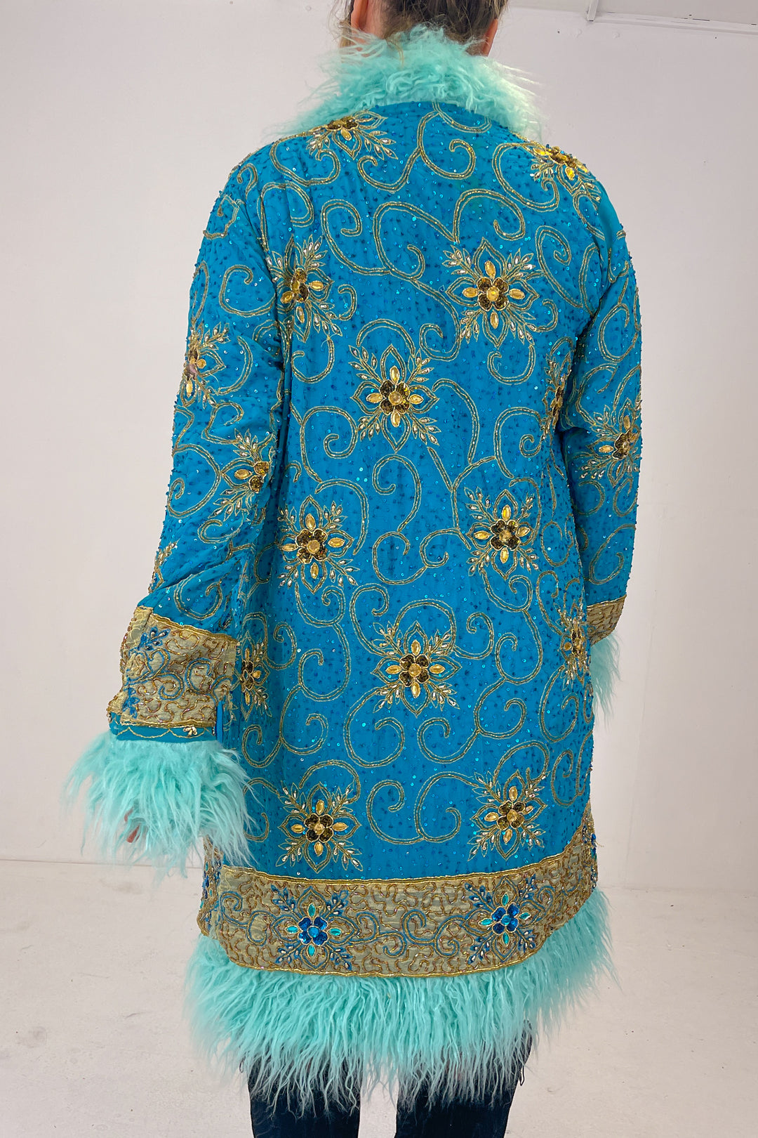 Sari Coat L Hooded Mel