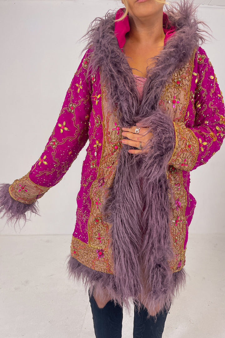 Sari Coat L Hooded Mandy