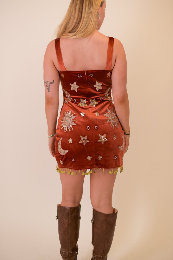 The Phase Dress Rust