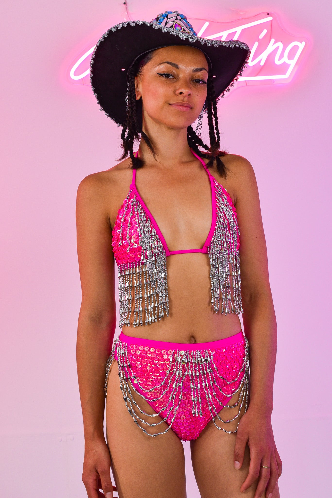 Mandy pink bikini Set | Rave &amp; Festival Fashion