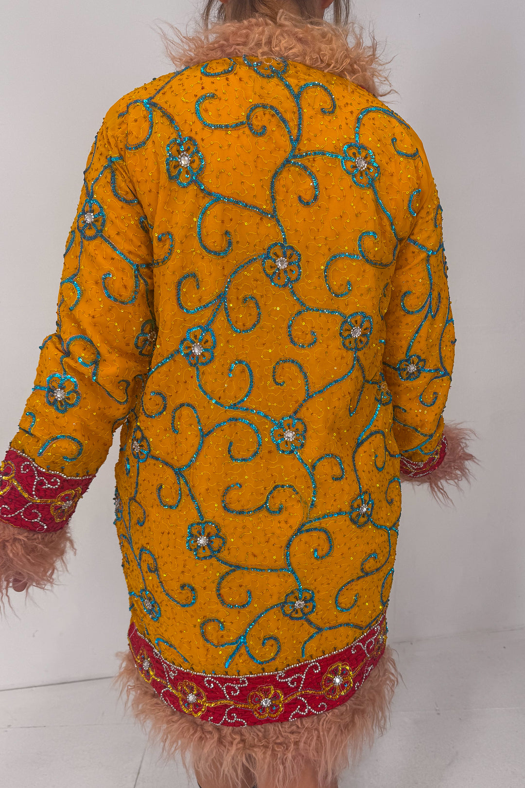 Sari Coat M Sunflower