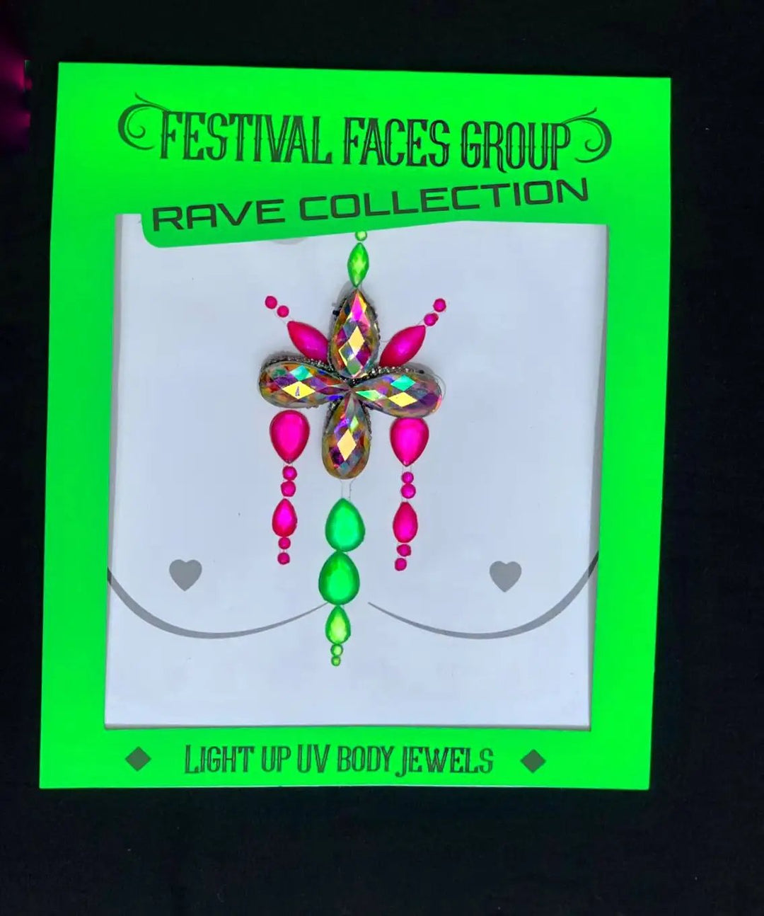 LIGHT UP UV BODY JEWELS | Rave & Festival Fashion