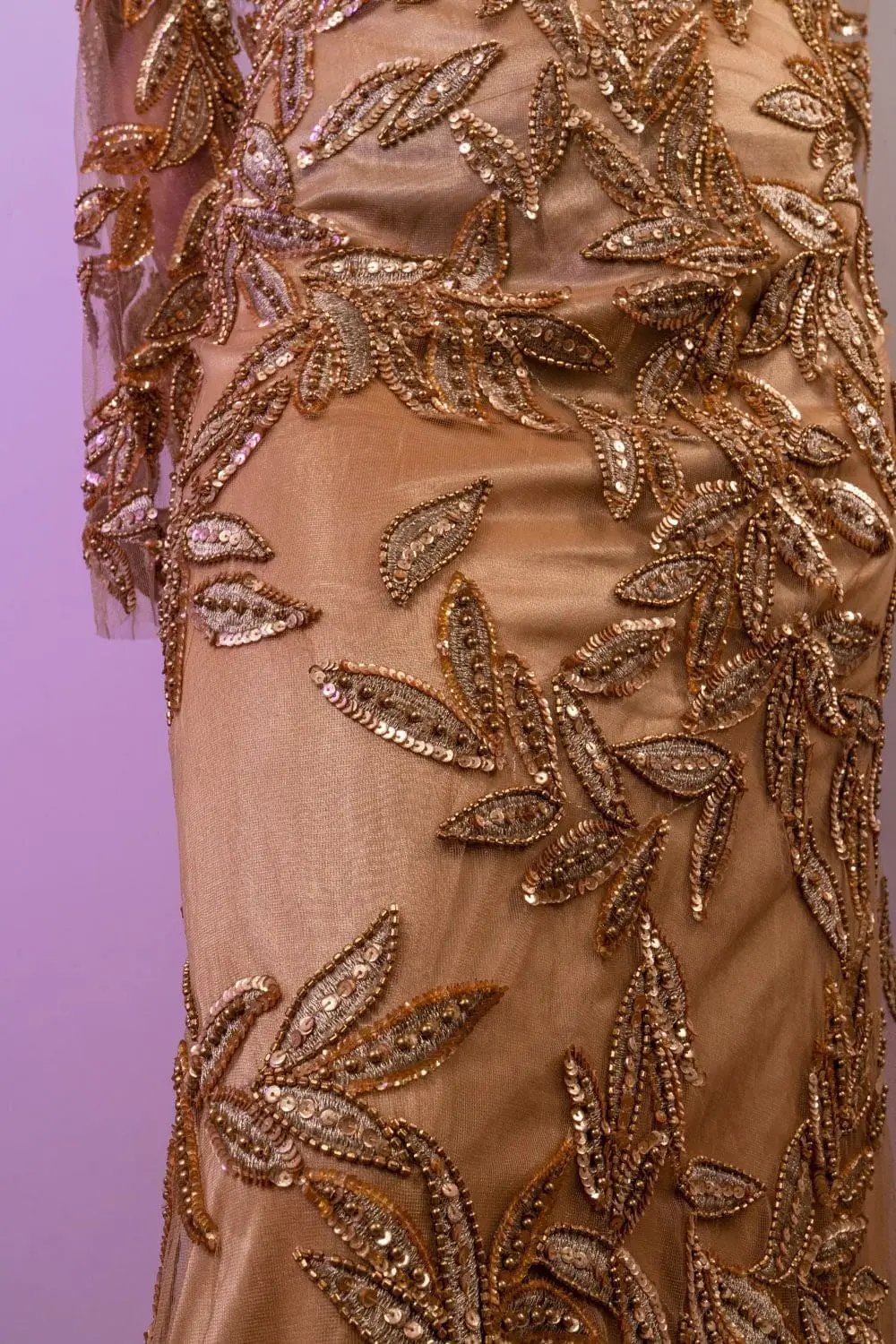 Gold Leaf Maxi Dress | Rave &amp; Festival Fashion