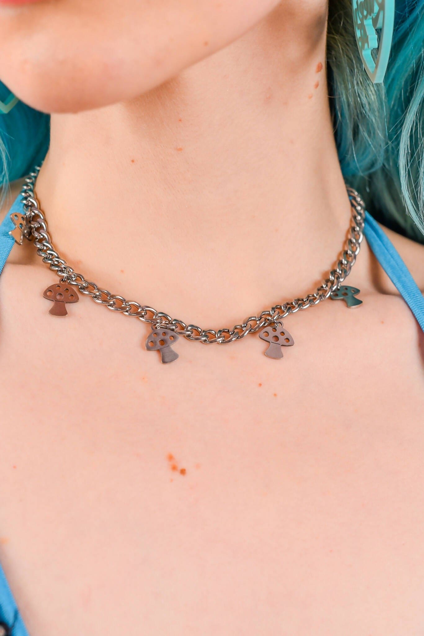 Mushroom Magic Chain necklace | Rave &amp; Festival Fashion