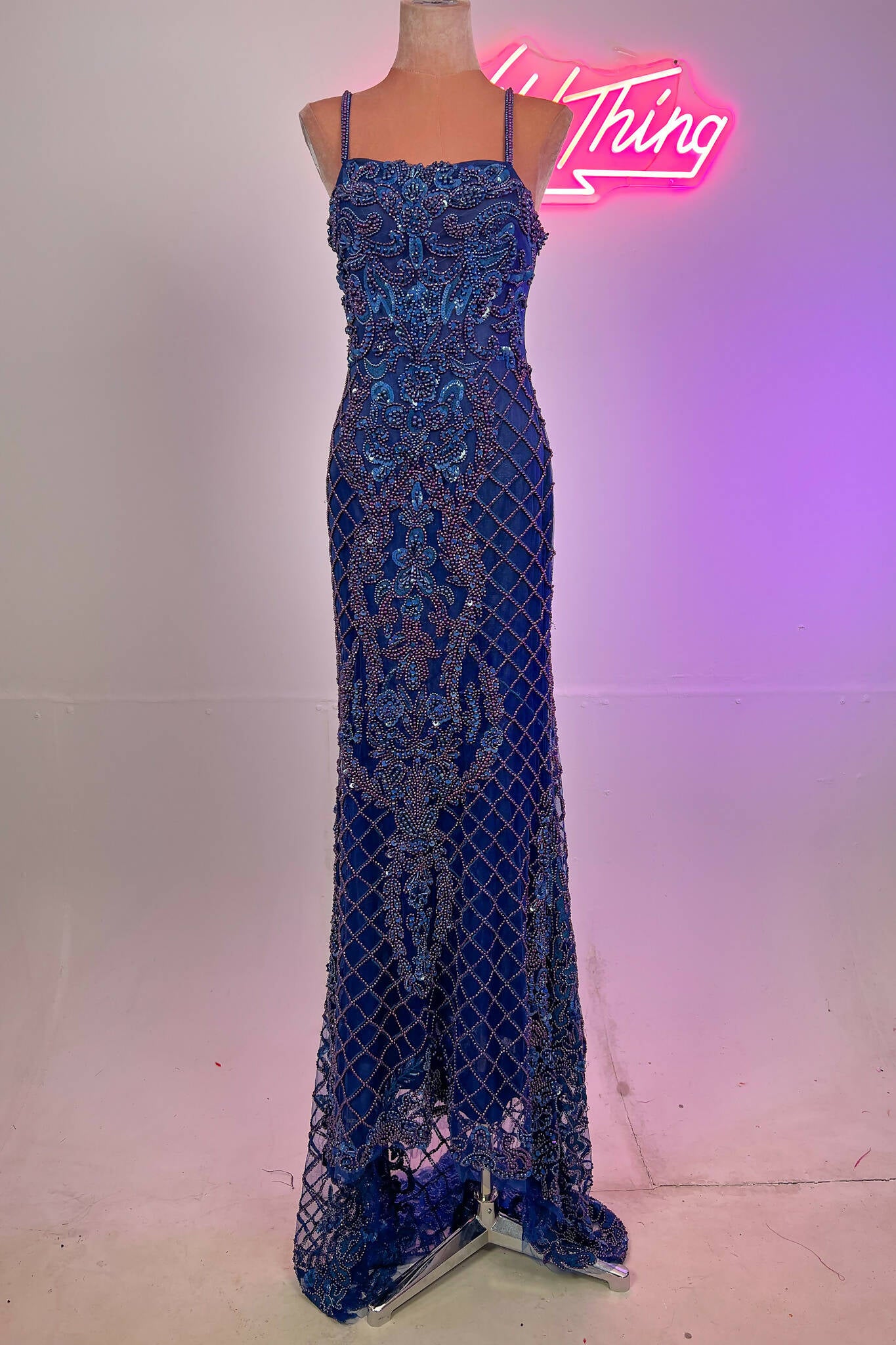 Blue Haven Maxi Sequin Dress | Rave &amp; Festival Fashion