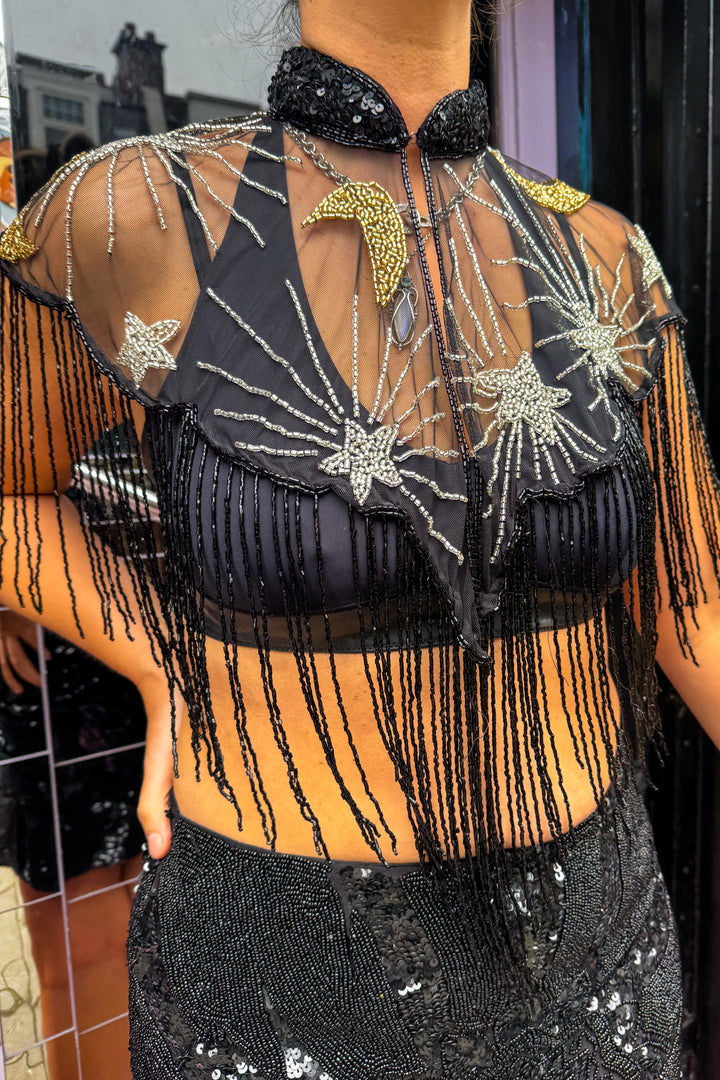 Phase Beaded Capelet