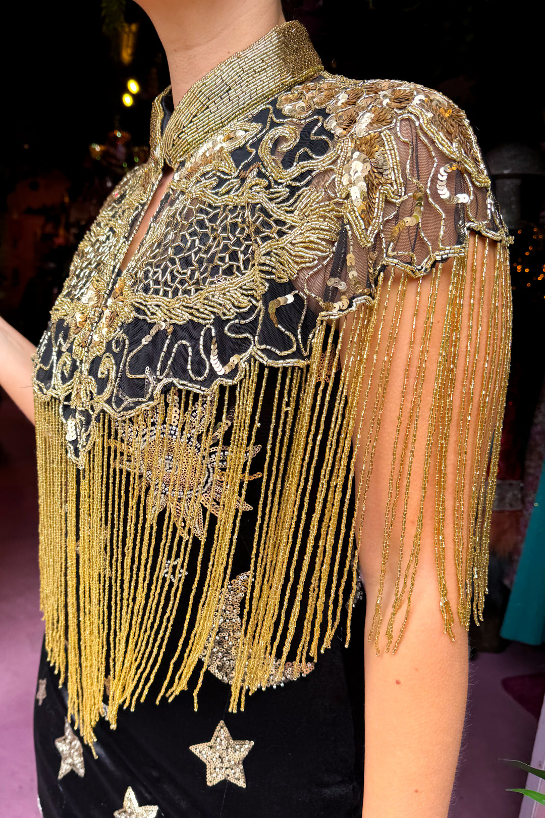 Solstice Beaded Capelet