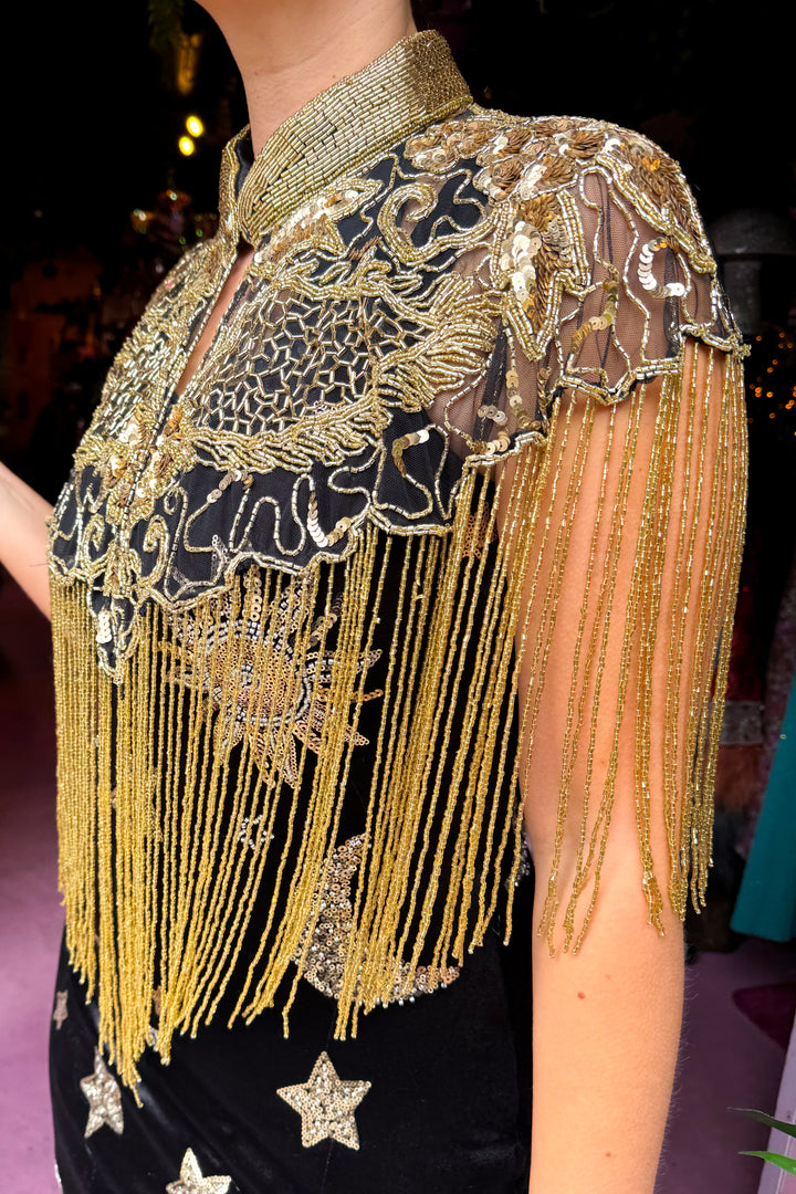 Solstice Beaded Capelet