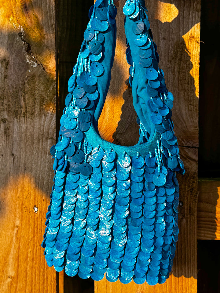 Oceana Shell Blue Bag