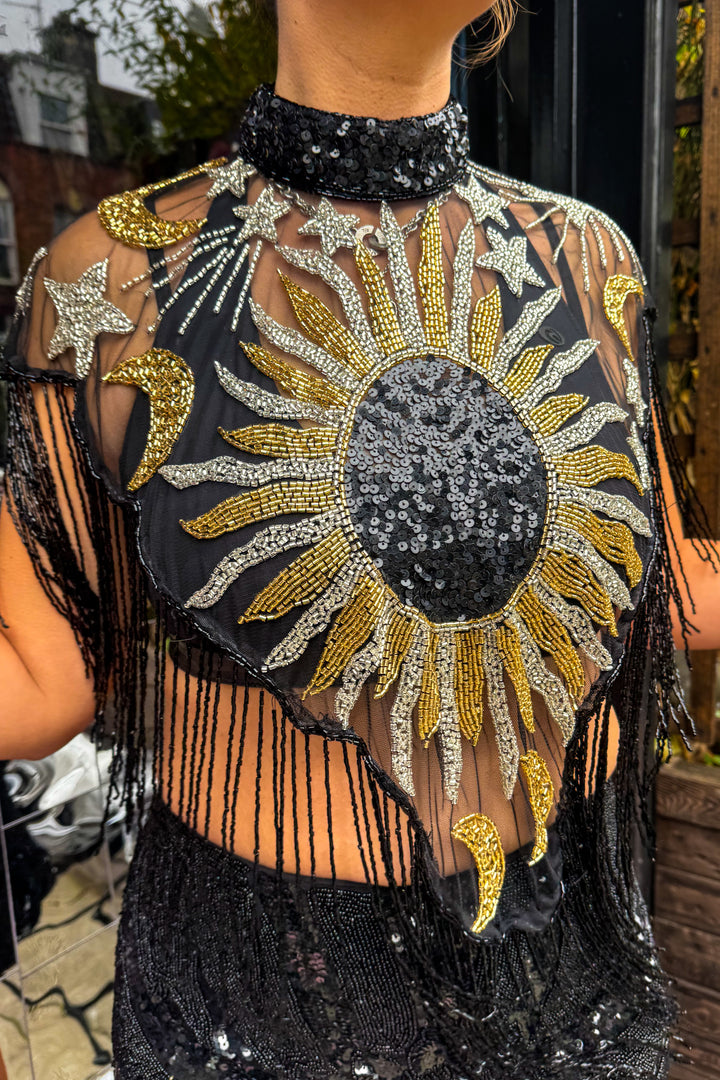 Phase Beaded Capelet