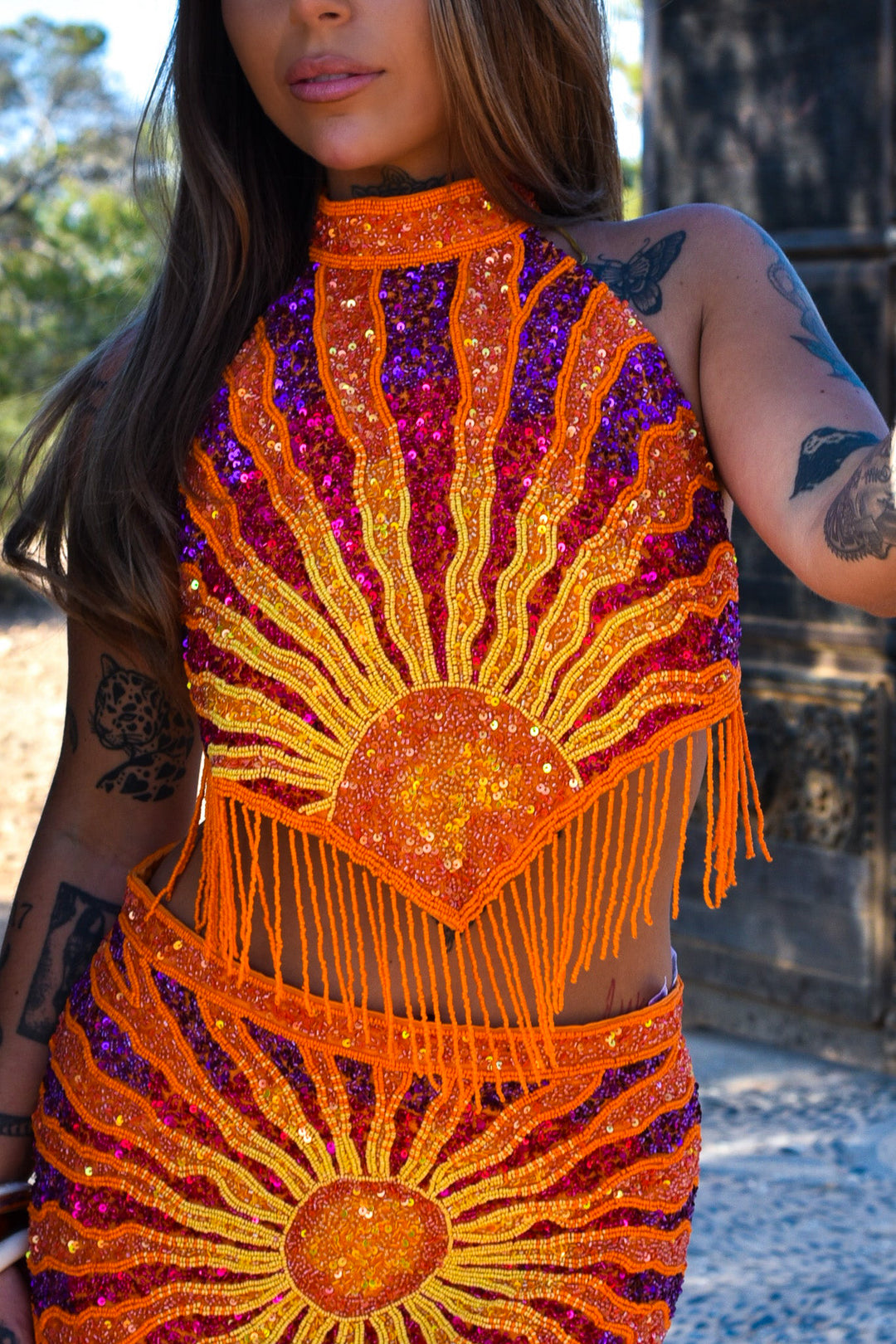 Sun Flare Halter Top