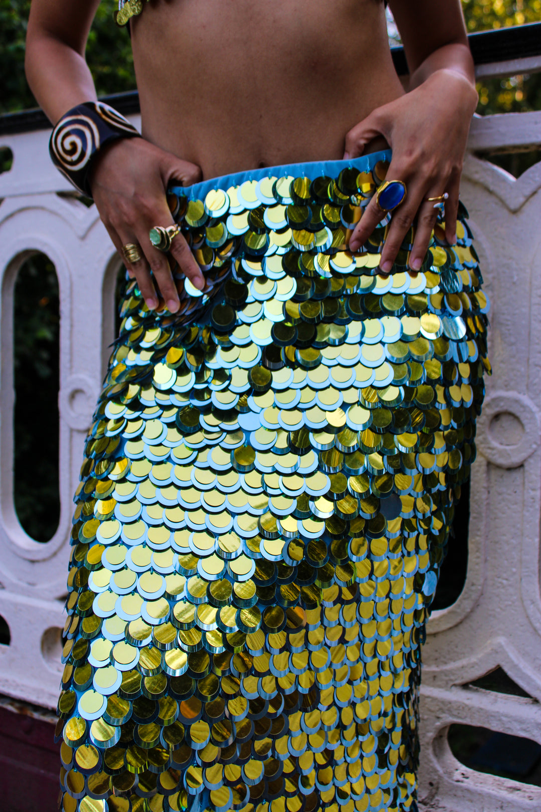 Liquid Sun Maxi Skirt