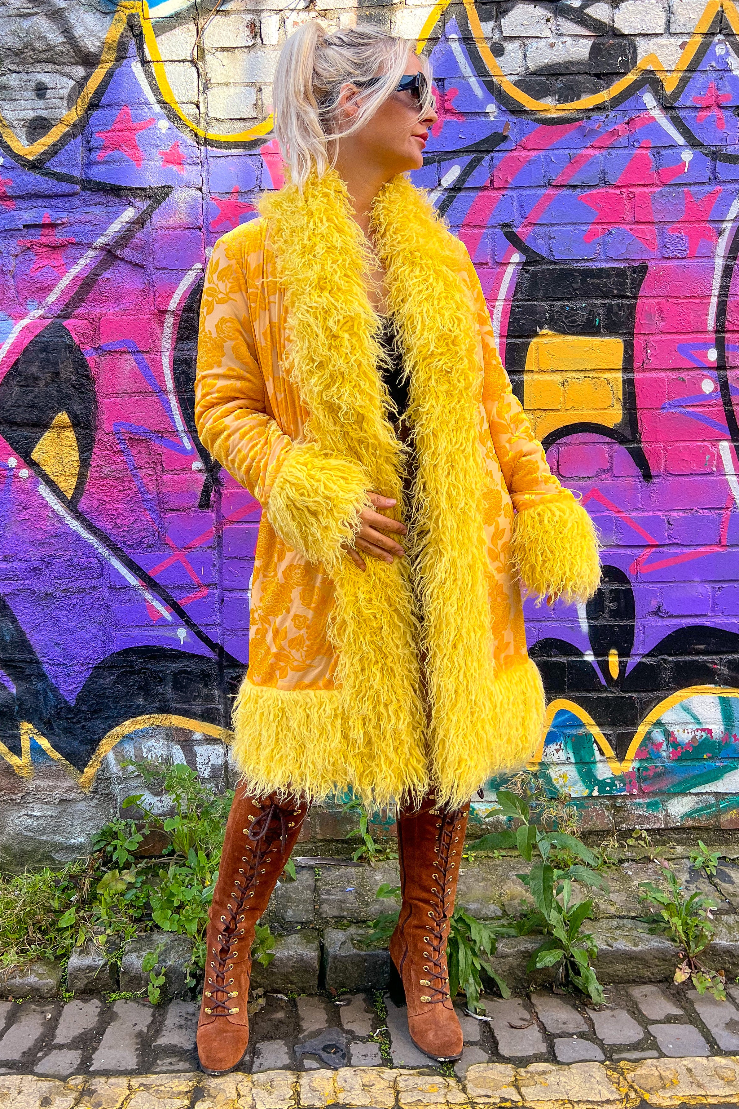 Sunflower Lux Faux fur Coat