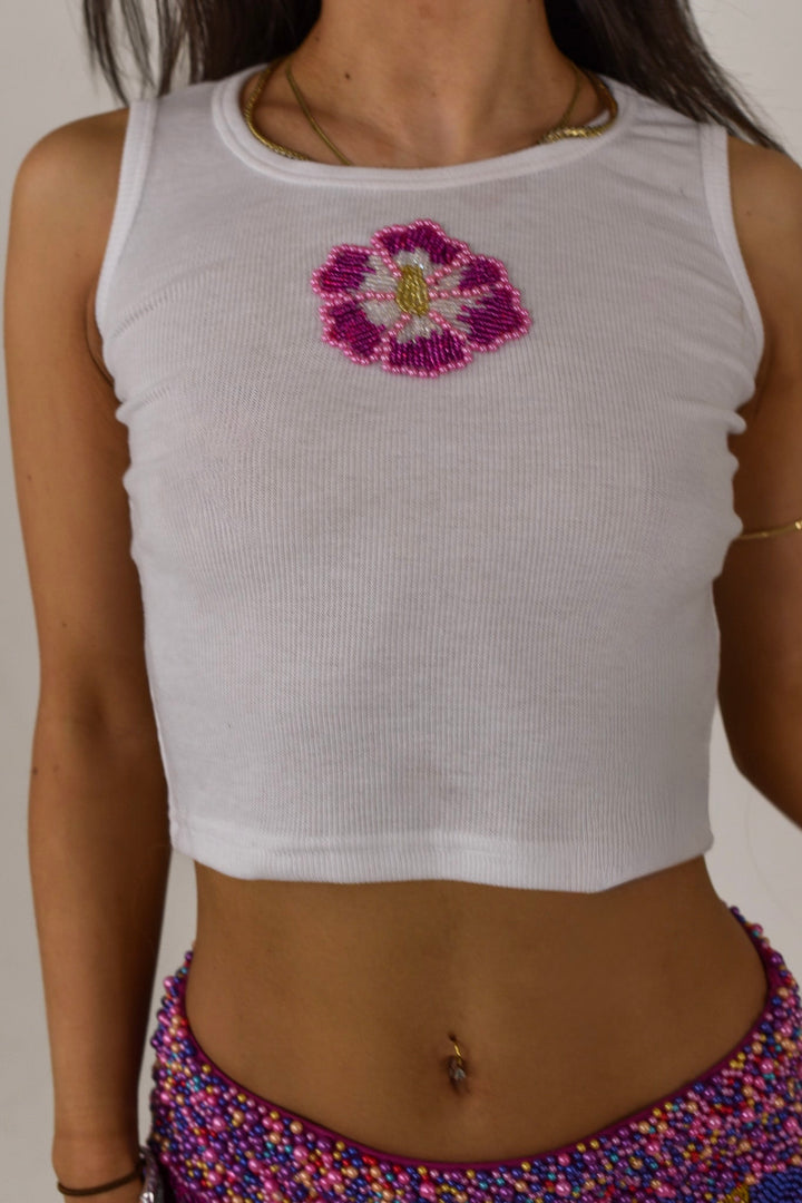 Lottie Beaded Tank Top