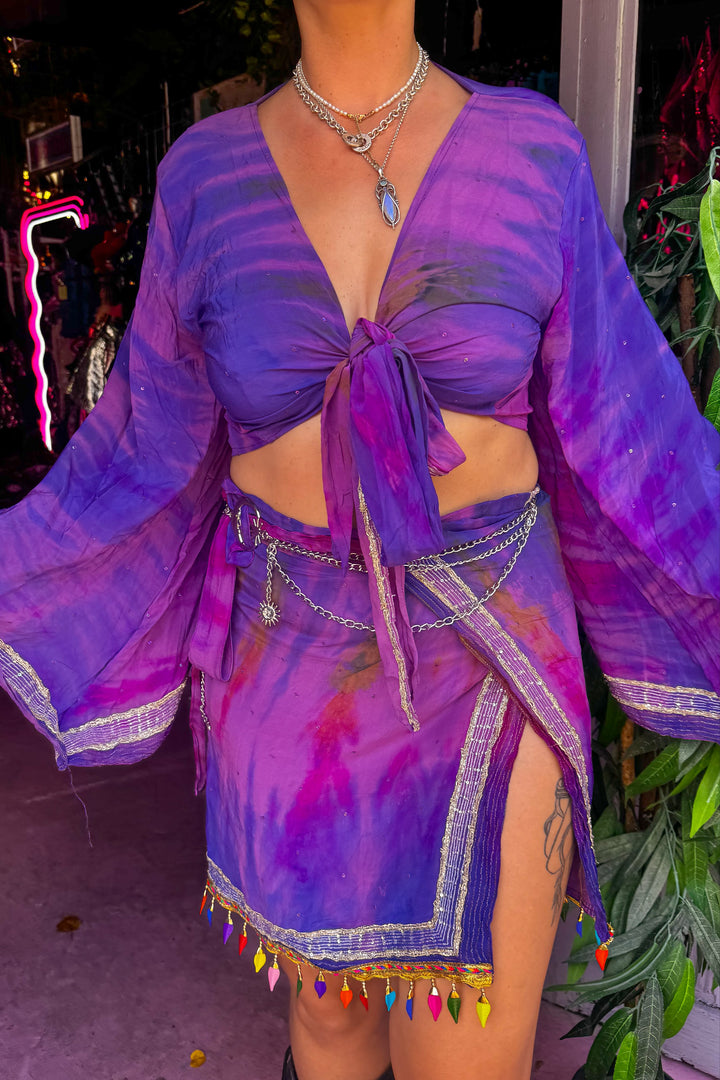 Mystic Skirt Bell Sleeve Set
