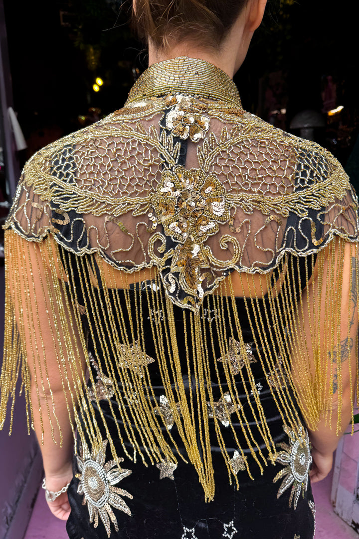 Solstice Beaded Capelet
