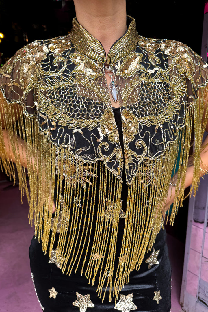 Solstice Beaded Capelet