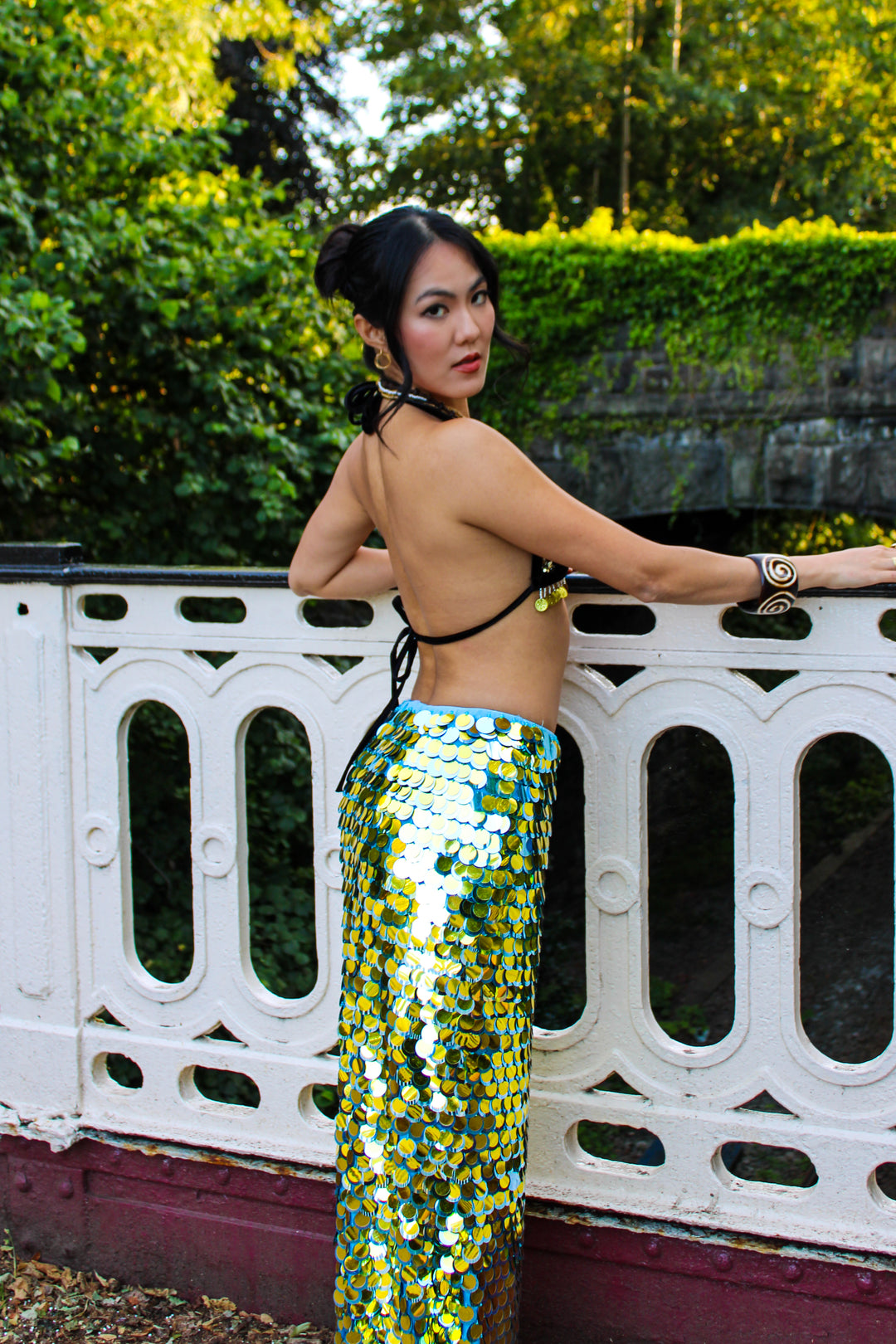 Liquid Sun Maxi Skirt
