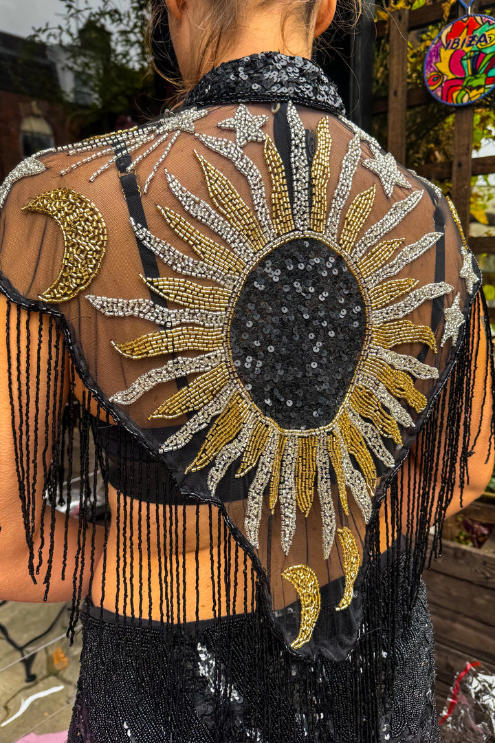 Phase Beaded Capelet