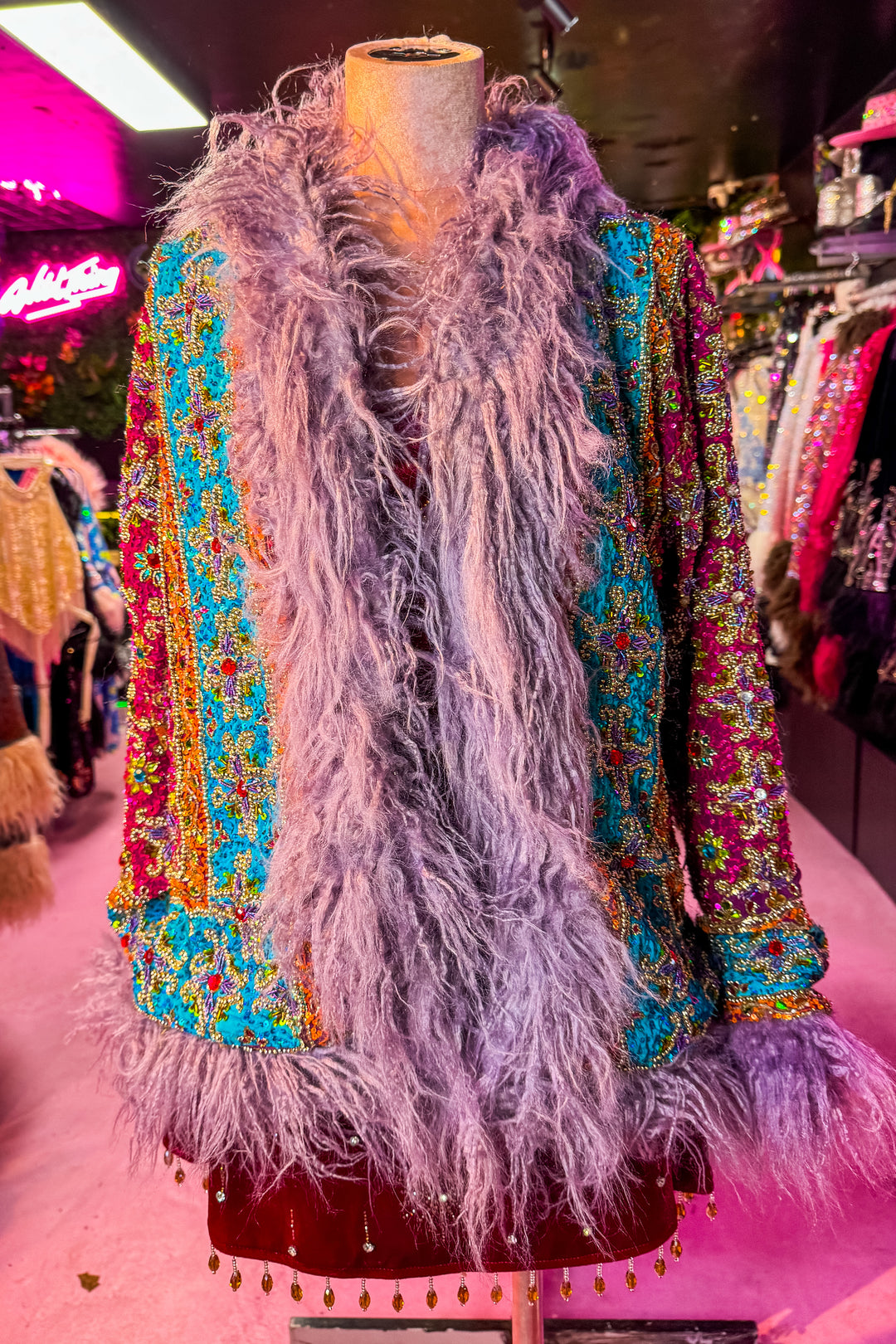 Sari Coat Short with hood COSIMA | UK 10-12