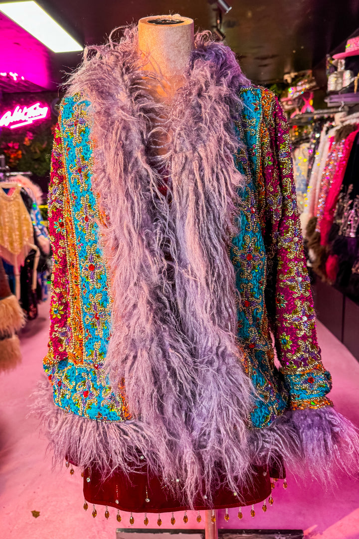 Sari Coat Short with hood COSIMA | UK 10-12