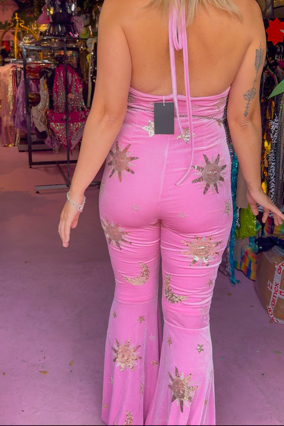 The Phase Catsuit Pink