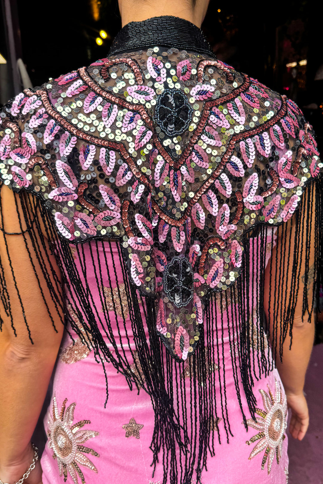 Peony Dreams Beaded Capelet