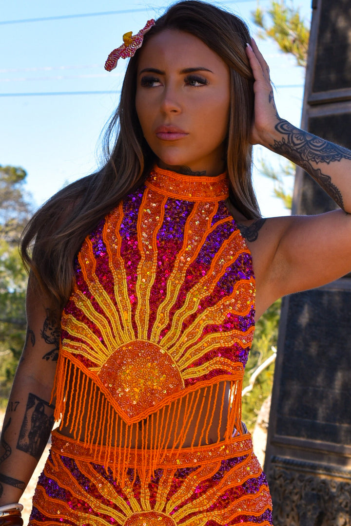 Sun Flare Halter Top