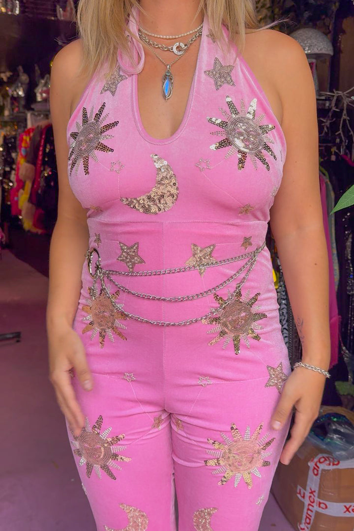 The Phase Catsuit Pink