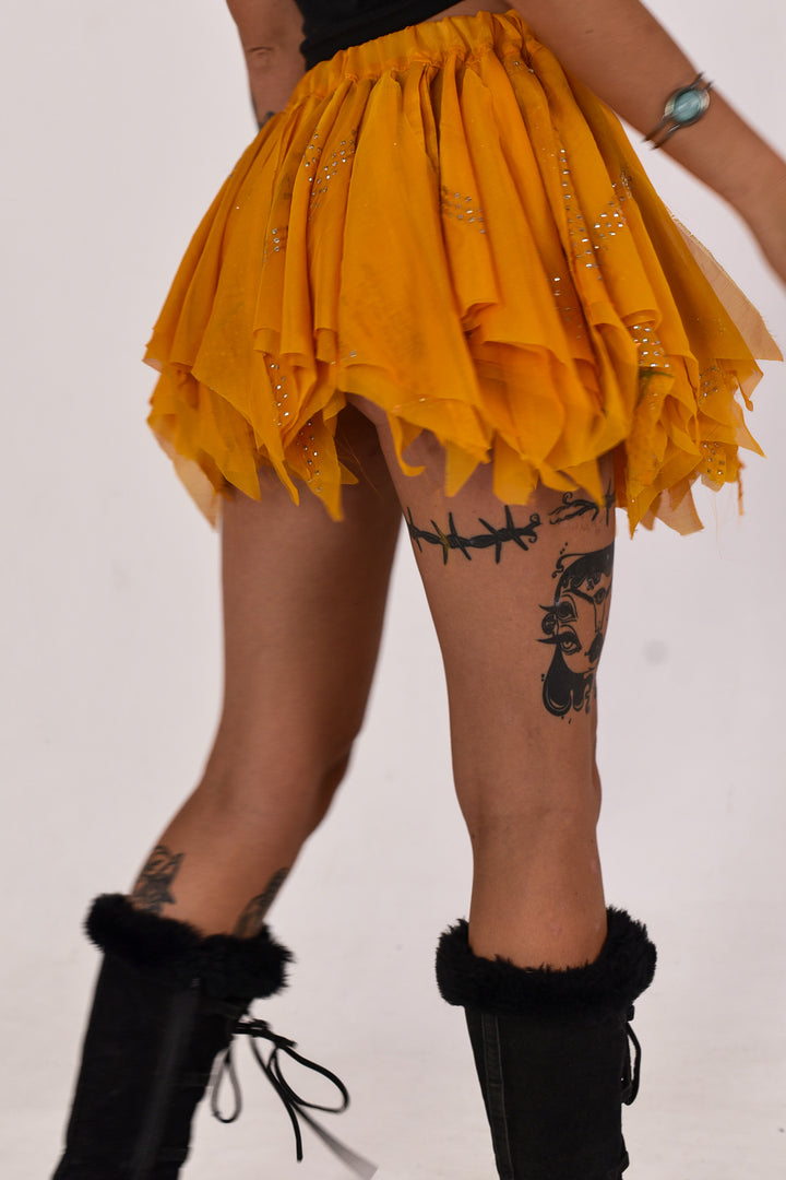 Saffron Rag Skirt