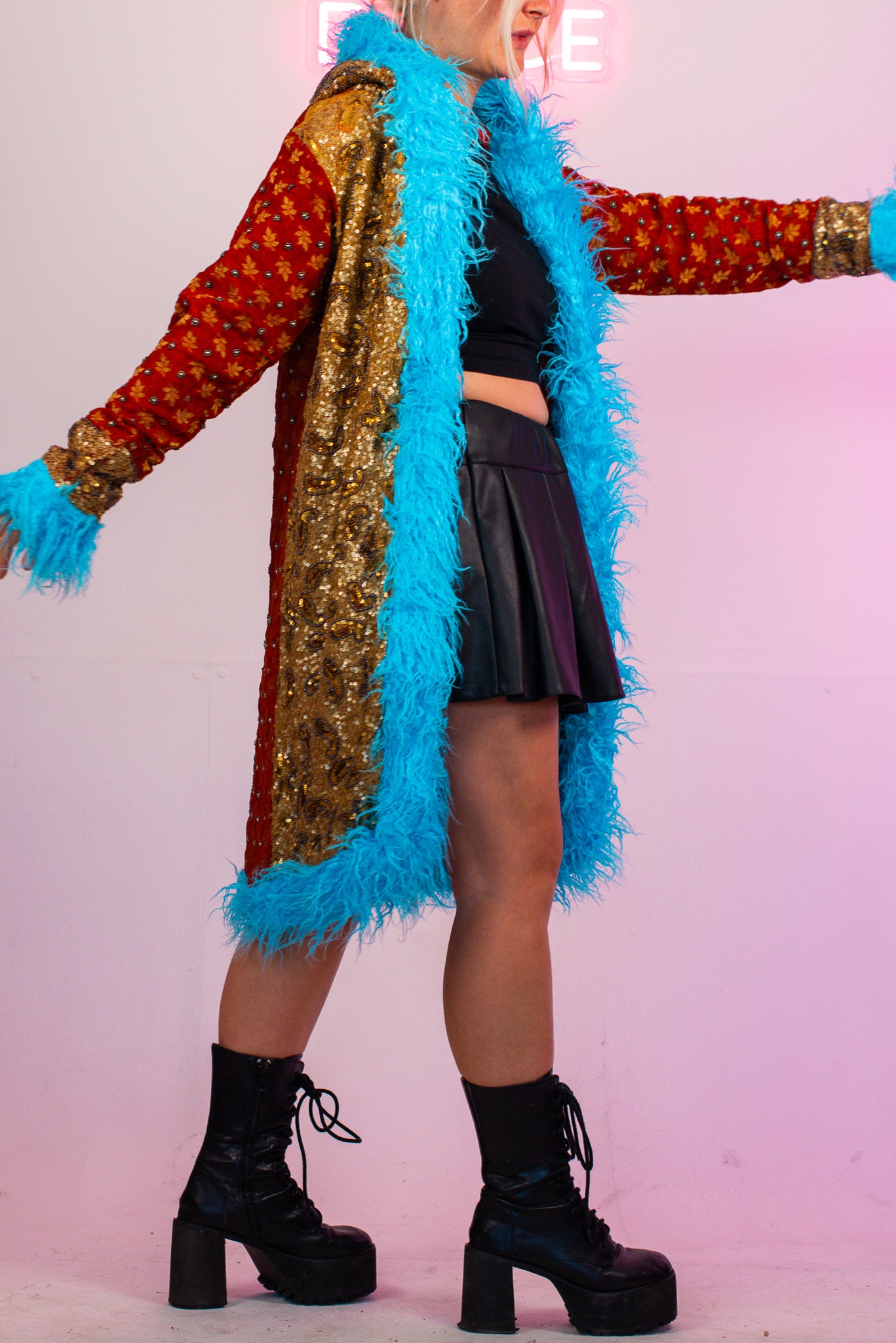 The Mellow Hooded Coat L | Rave &amp; Festival Fashion