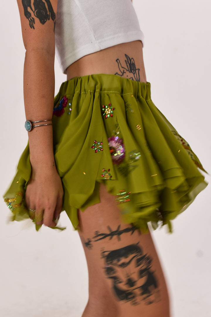 Fawn Rag Skirt