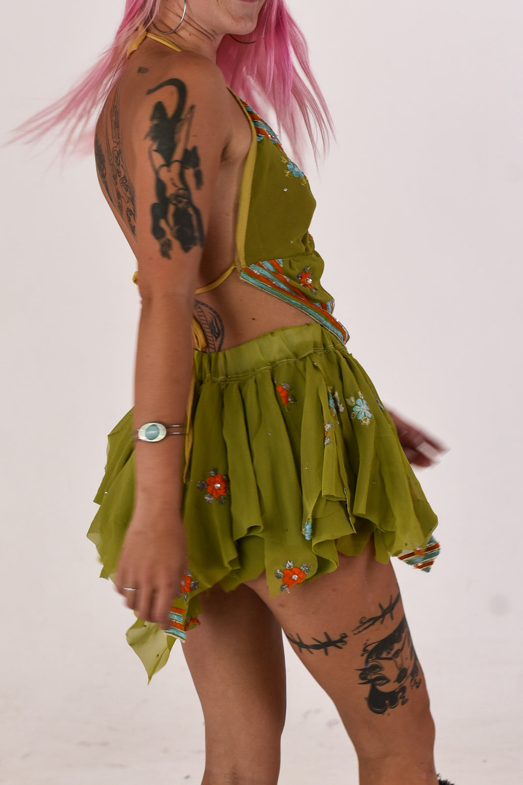 Meadow Muse Halter Top and Skirt Set
